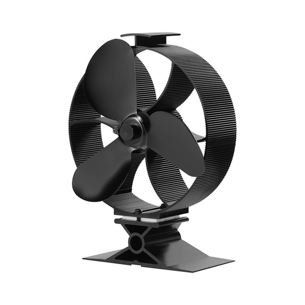 353 3-blade heat-powered stove fan for efficient heat distribution in wood and gas stoves